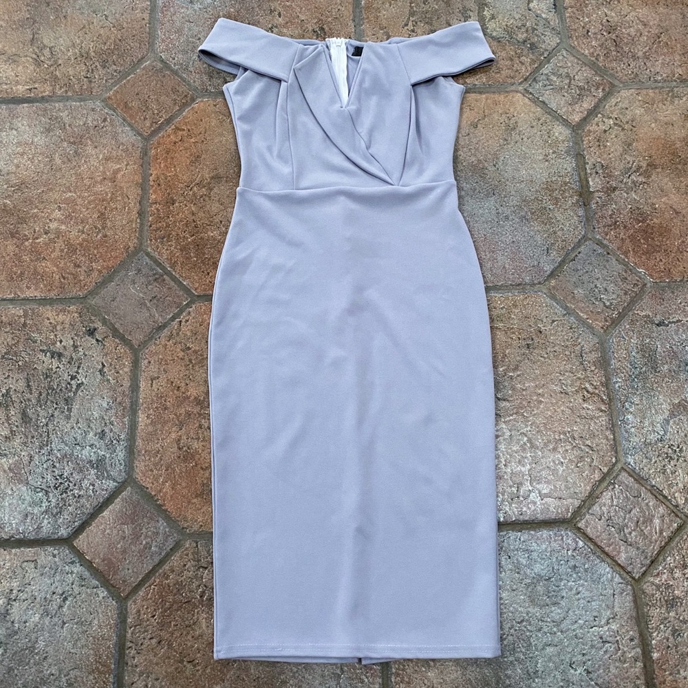 NWOT Missguided Bardot Bodycon Midi Dress